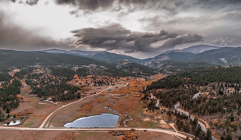 Overlooking Bailey, Colorado United States.