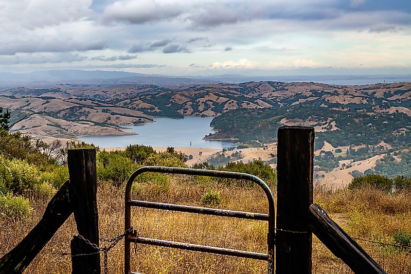 Fall landscape at the Tilden Regional Park, California.