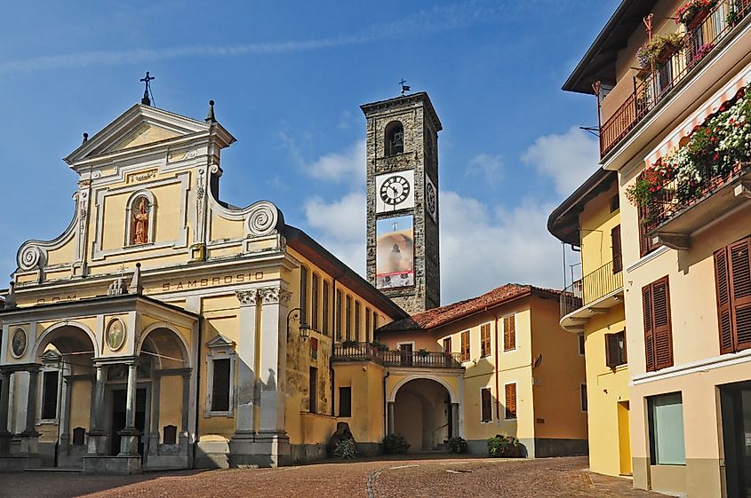 17 07 2022, Sordevolo, the parish church and the old village on the Oropa Trail, Biella, Piedmont