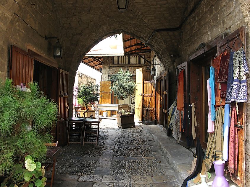 The historic quarter of Byblos