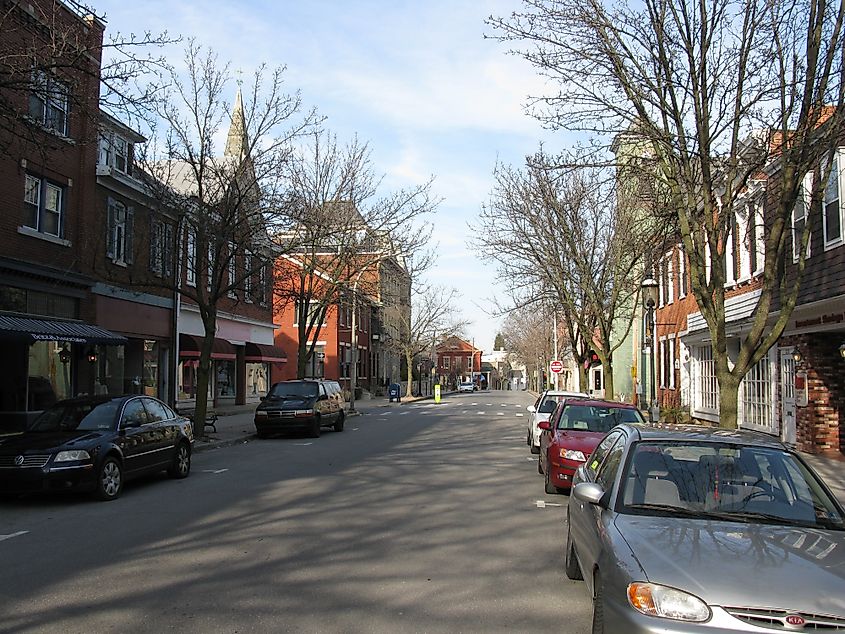 Allegheny Street in Hollidaysburg, Pennsylvania.