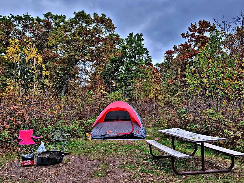 St. Croix State Park in the fall.