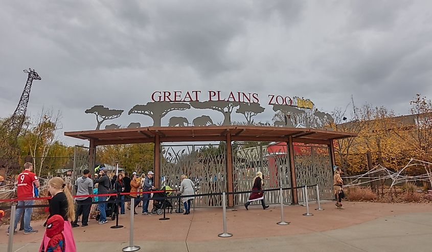 Great Plains Zoo entrance in Sioux Falls