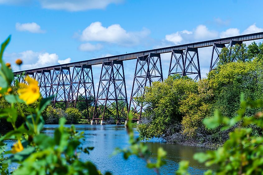 Sheyenne River in Valley City, North Dakota