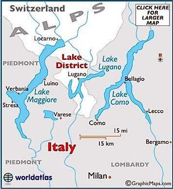 Map Of Italy Lake Region - Get Latest Map Update