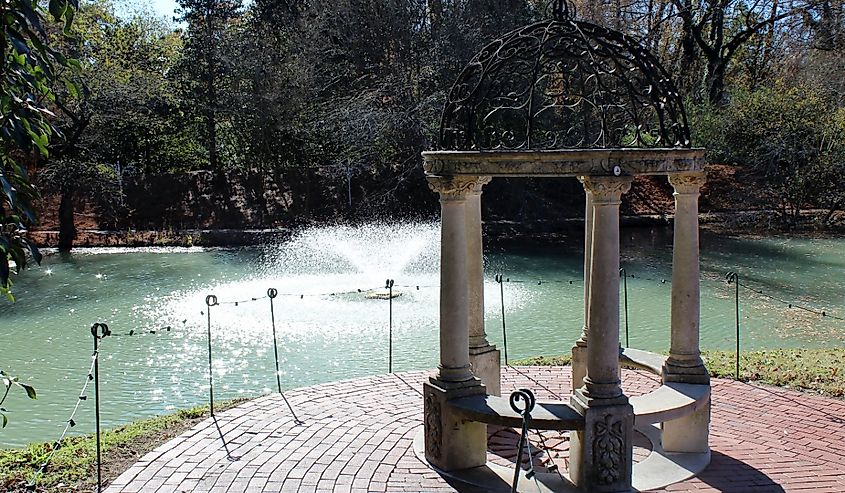 A gazebo in the park, Aiken, South Carolina.