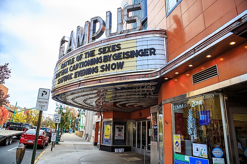 The Campus, a historic art deco movie house in Lewisburg, Pennsylvania