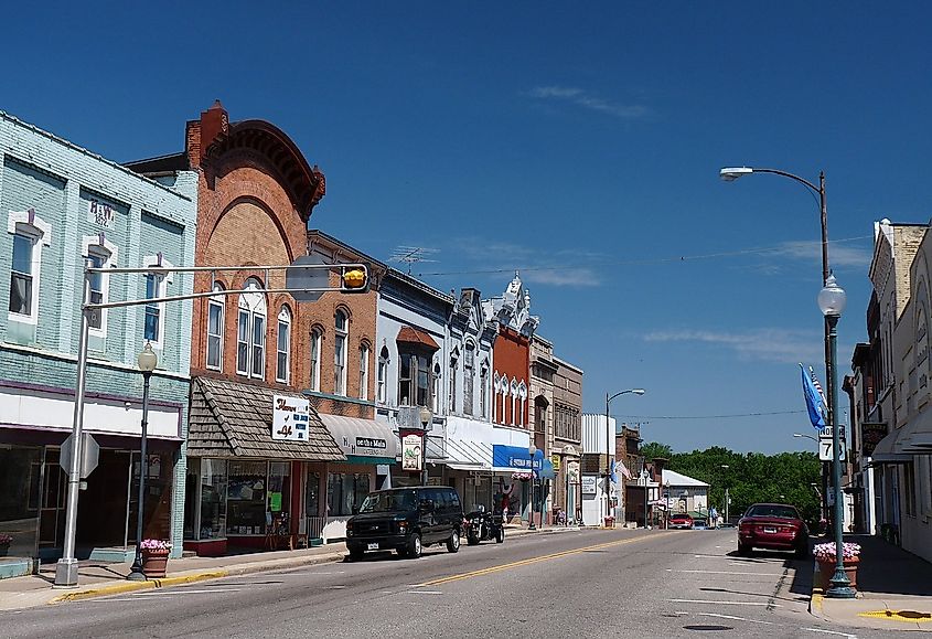 Downtown of Neillsville, Wisconsin.