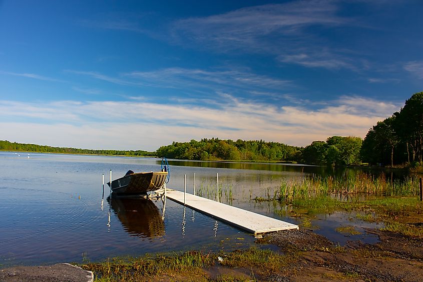 Selkirk Shores State Park on Lake Ontario.