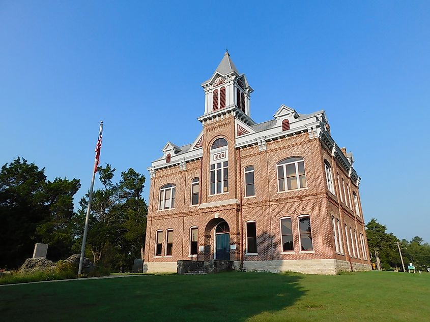 Lawrence County Courthouse in Powhatan, Arkansas