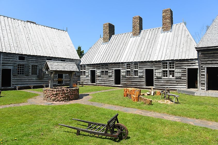 Port Royal National Historic Site in Port Royal, Nova Scotia