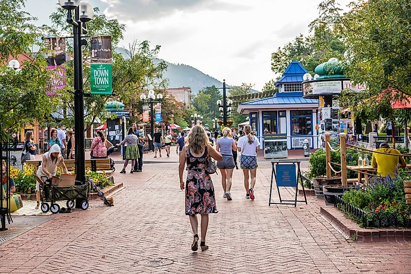 downtown Boulder, Colorado