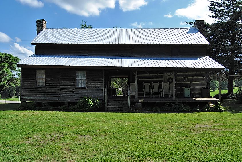 Historic Fort Hollingsworth near Alto in Georgia.