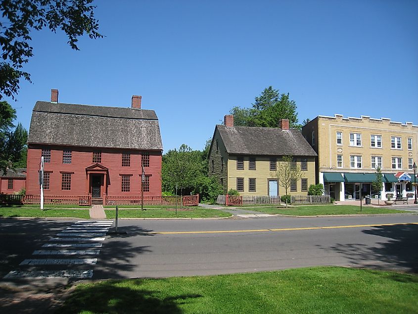 Joseph Webb and Isaac Stevens Houses, Wethersfield, Connecticut,