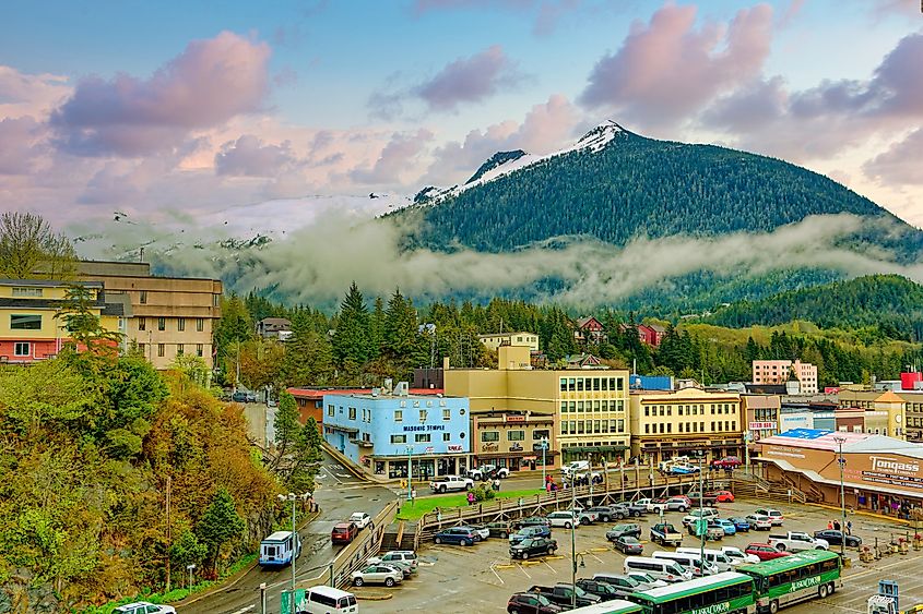 The beautiful town of Ketchikan, Alaska. 