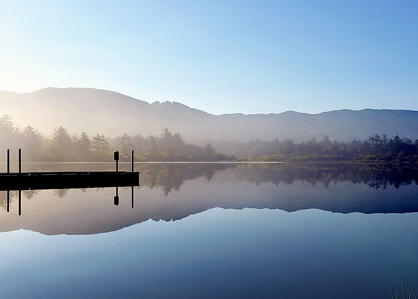 Sunrise on Lake Lytle.