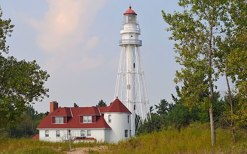 Rawley Point Lighthouse at Point Beach State Forest, Wisconsin