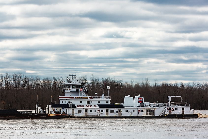 A ship in Kimmswick, Missouri.