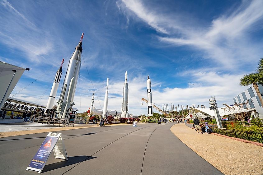 The Kennedy Space Center Visitor Complex.