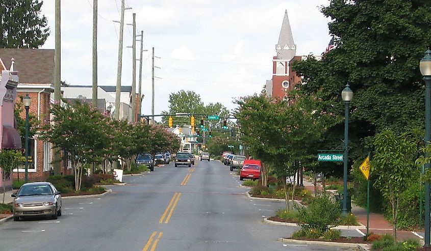 Seaford, Delaware's High Street.