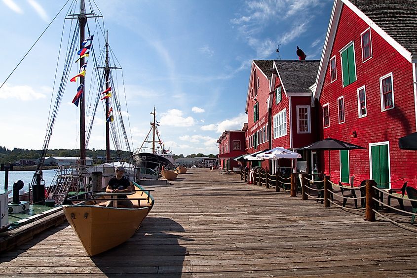 Harbor in Lunenburg, Nova Scotia