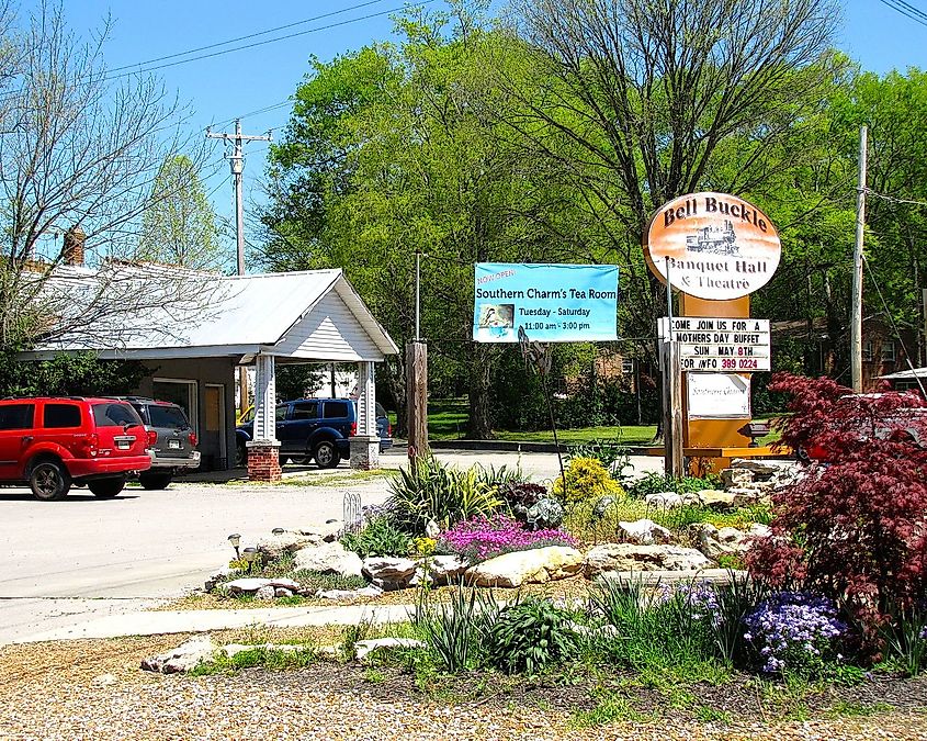 Garden at the Bell Buckle Banquet Hall and Theatre