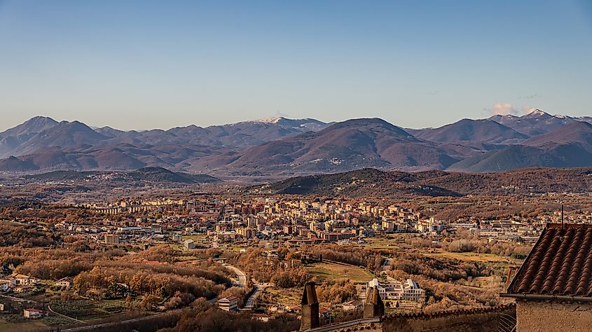 Isernia, Molise, capital of the homonymous province of Molise, a pleasant town with a cool climate in summer and not too cold in winter.