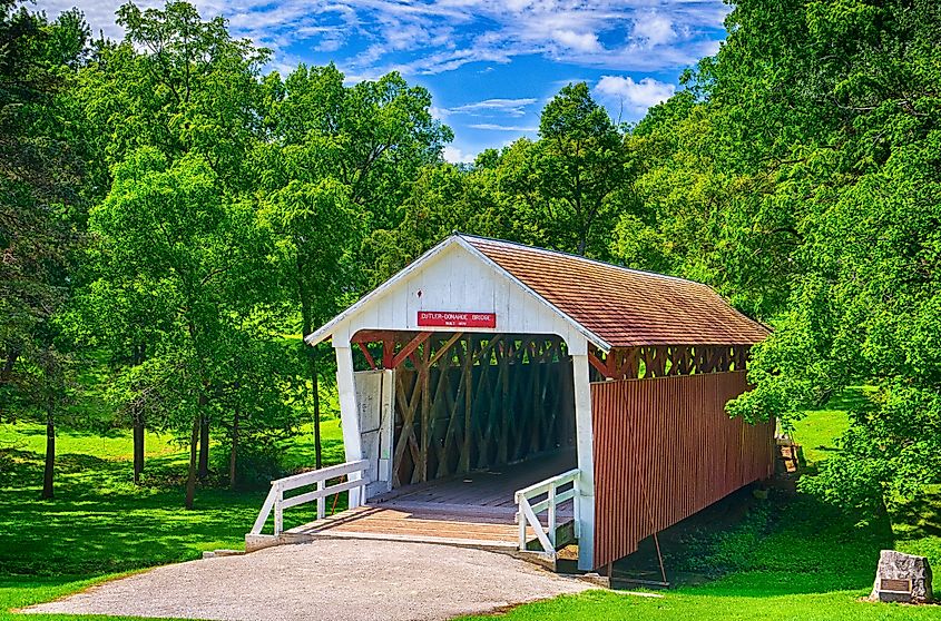 Cutler-Donahoe Covered Bridge in Winterset Iowa