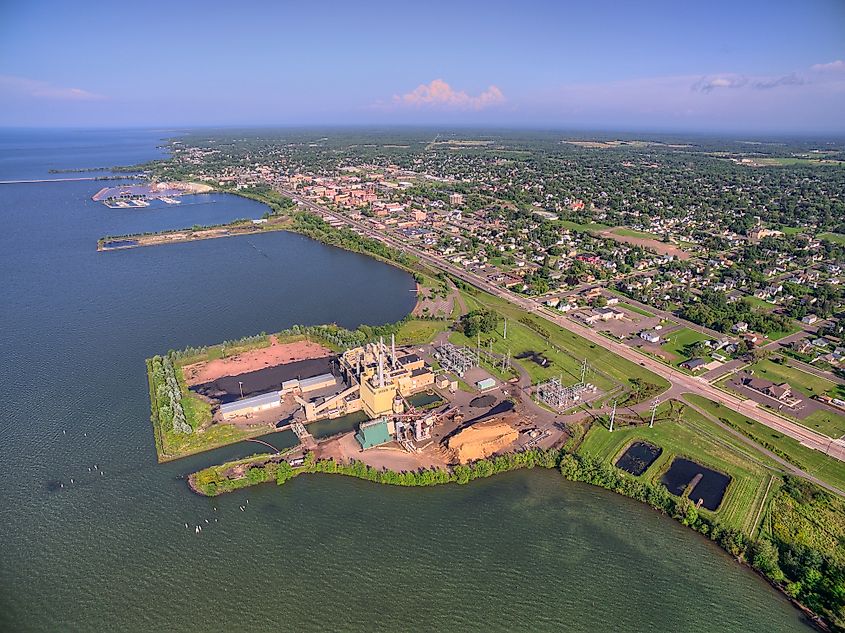 Ashland is a small coastal town on Lake Superior.