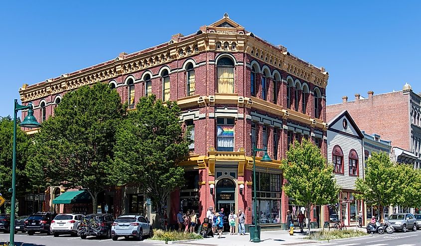 Downtown Water Street in Port Townsend Historic District