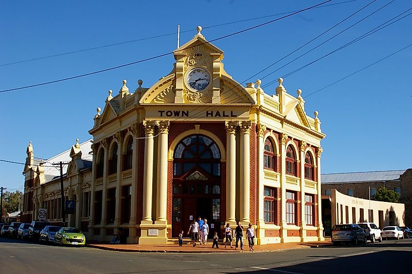 York Town Hall in York, Western Australia.