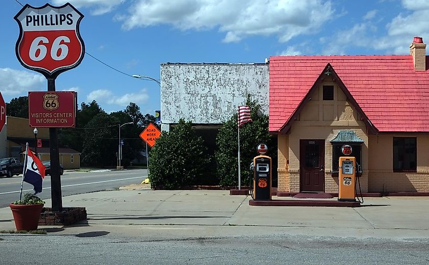 Phillips 66 Station in Baxter Springs, Kansas