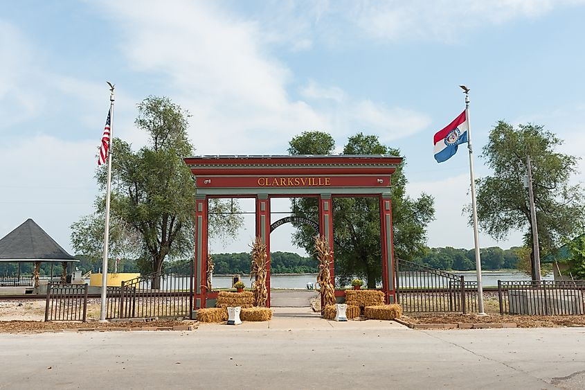 The Mississippi River in Clarksville, Missouri