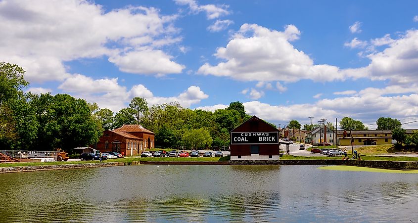 Visitor's center in Williamsport, Maryland. 