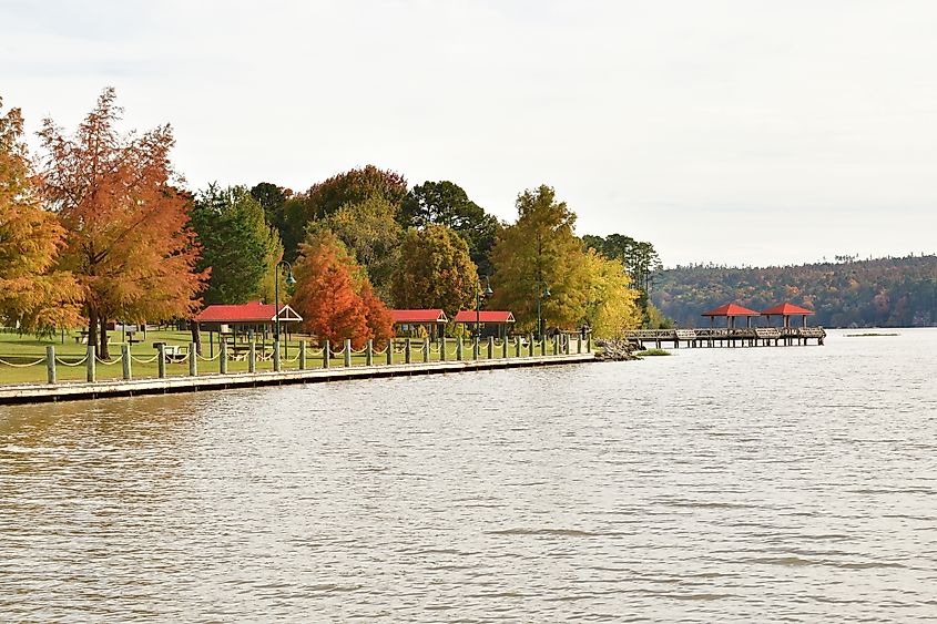 Lake Dardanelle State Park in Russellville, Arkansas is a frequent spot of play, celebration, and relaxation.