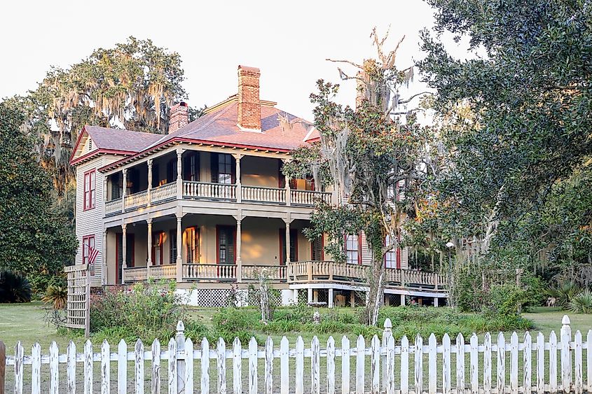 Historic house in Madisonville, Lousiana.