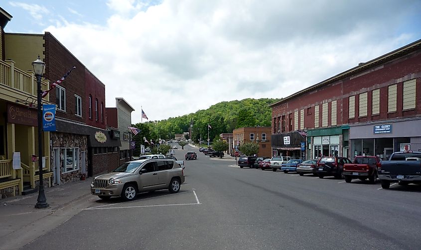 Downtown Munising, Michigan