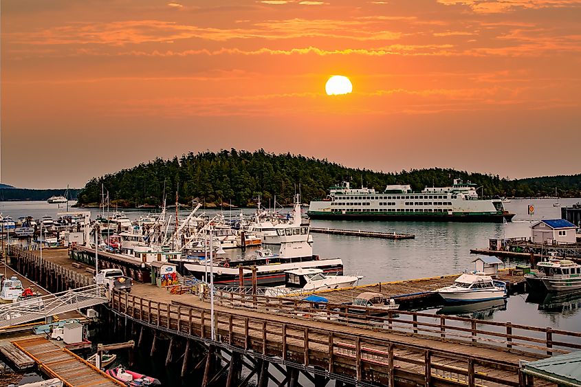 Friday Harbor, San Juan Island, Washington