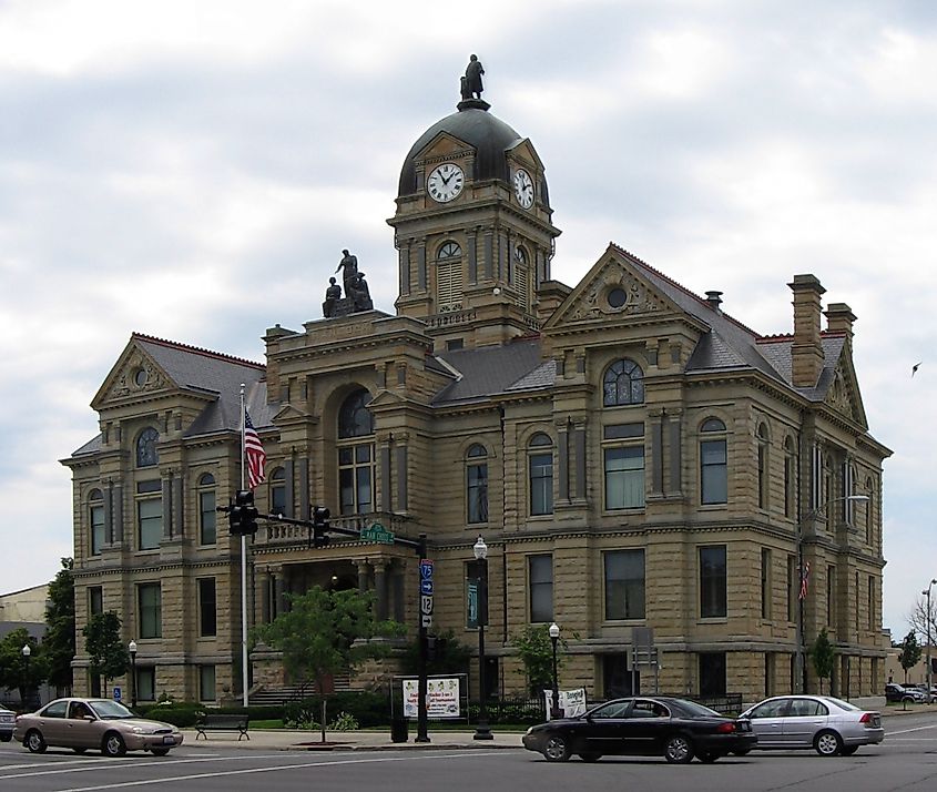 Hancock County Courthouse in Findlay, Ohio.