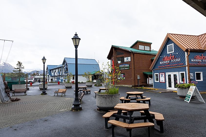 Views around the city of Seward, Alaska