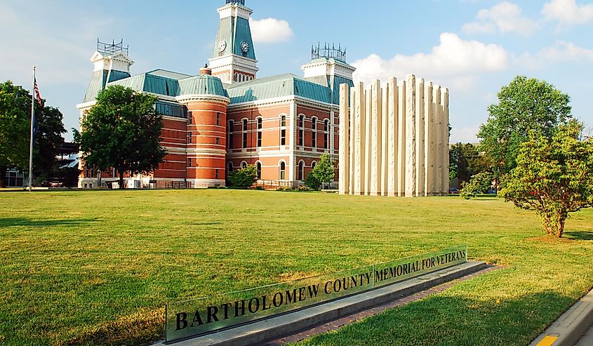  Bartholomew County Courthouse in Columbus, Indiana