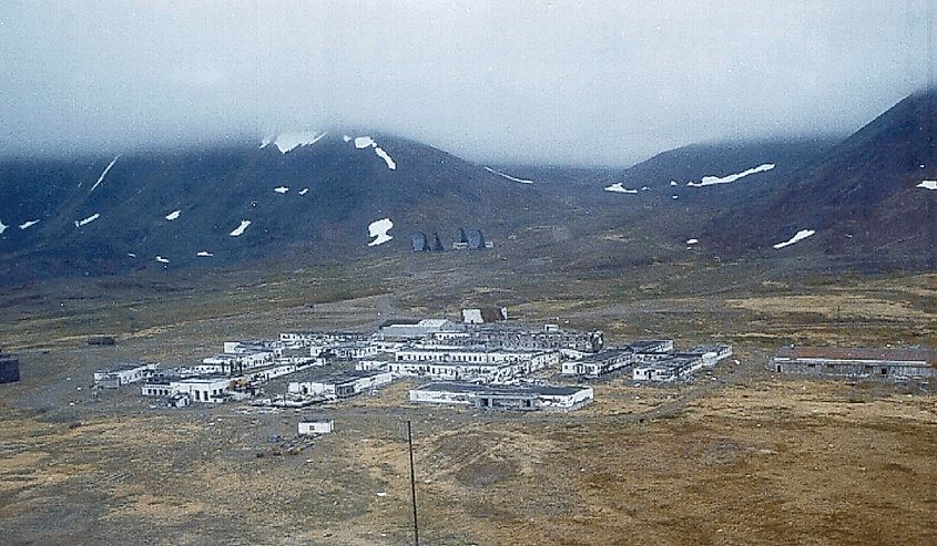 The former Northeast Cape Air Force Station at St. Lawrence Island