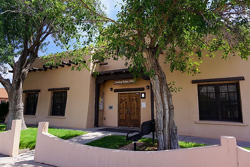 Lordsburg Hidalgo New Mexico Public Library (Editorial credit: Underawesternsky / Shutterstock.com)