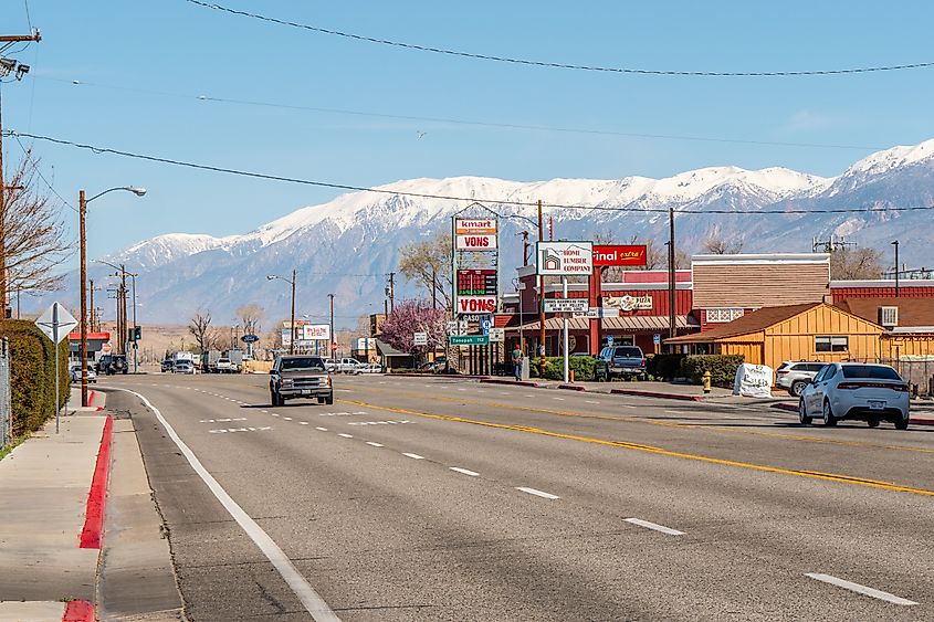 Street view in Bishop California 