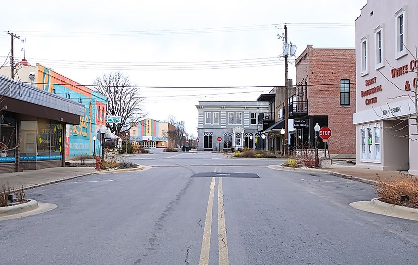 Downtown Searcy, Arkansas.