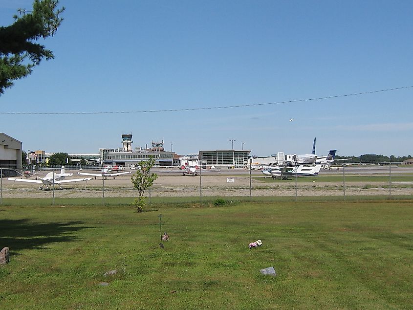 Burlington International Airport in South Burlington