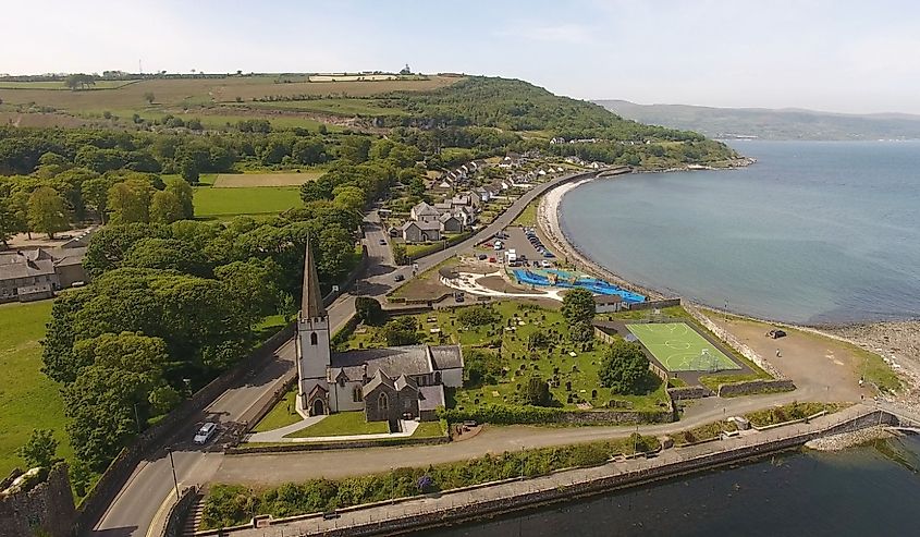 St. Patrick Church Glenarm Church of Ireland Antrim Northern Ireland.