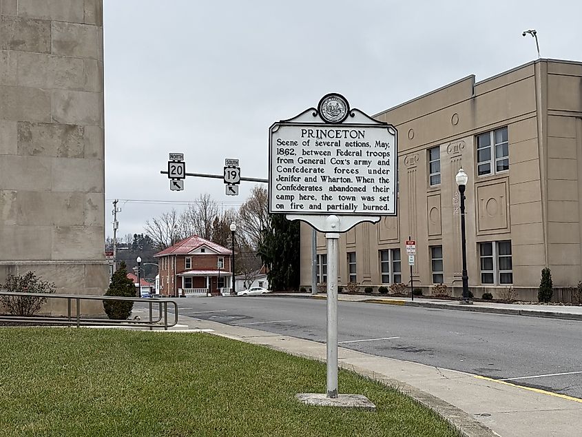 Downtown Princeton, West Virginia.