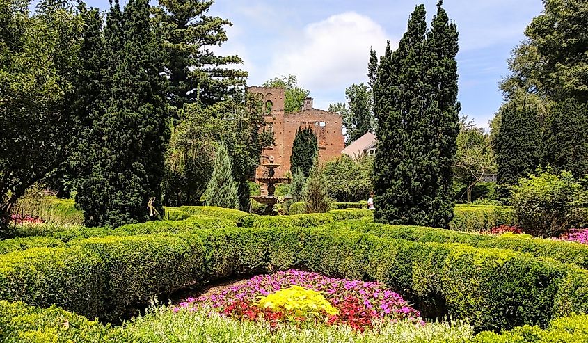 Gardens at Barnsley resort in North Georgia.