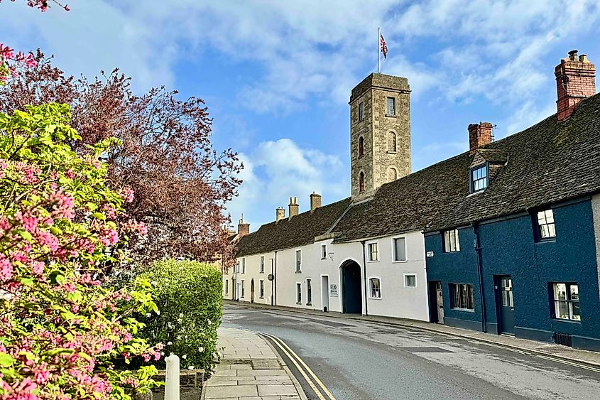 Malmebury in the Cotswolds street scene Image credit Bryan Dearsley